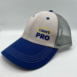 Blue and Gray Lowe's Pro Cap